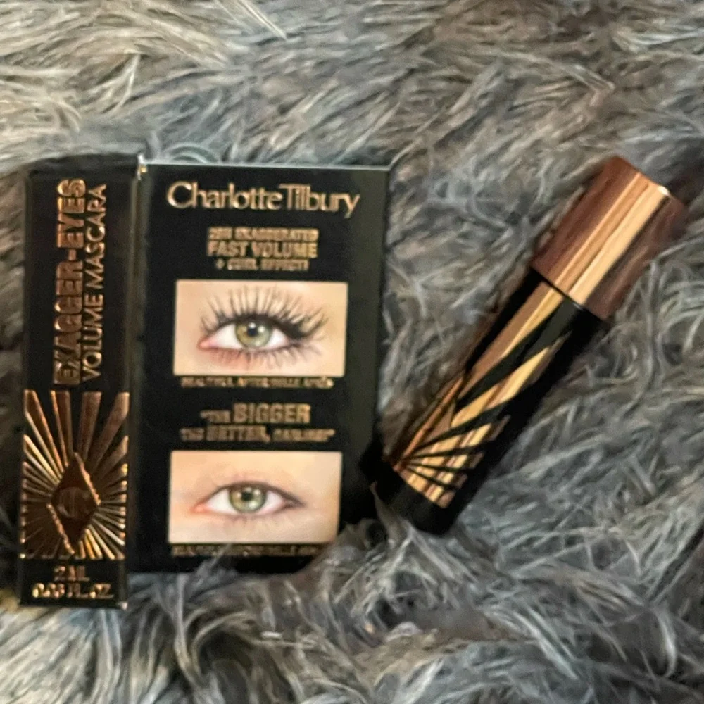 Charlotte Tilbury Exagger-Eyes Volume Mascara 0.06oz, 2ml  Black MINI NEW!